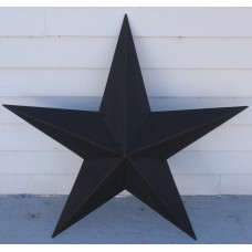 48" Black Star Metal Barn Texas Rustic Tin Country Primitive New   291350384223